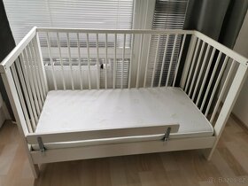 Detska postylka Ikea se zabranou + prislusenstvi - 6
