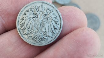 51 helleru 20 RU, rakousko uhersko mince + mince 20hal. - 6