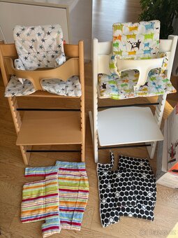Stokke polstrovaní , baby set, kšíry, tac - 6