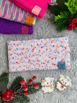 Dětské/dívčí pletené NOVÉ čelenky - 6