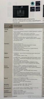 Nový kávovar SIEMENS STUDIO LINE s připoj. vody, jediný kus - 6