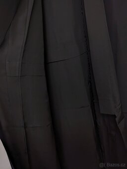 Pánské černé habutae kimono - 6