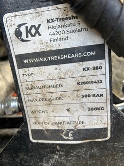 Kácecí nůžky, hlavice KX280 - 6
