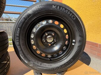 Letní sada 5x100 + pneu 185/65/15 Fabia Polo Ibiza TOP CENA - 6