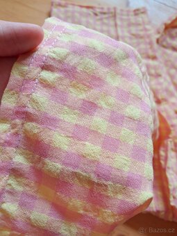 Dámské letní gingham kalhoty - 6