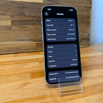 IPhone 15 128GB, bílý, 95% (12 měsíců záruka) - 6