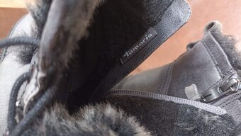 Prodám, kožené kozačky Tamaris - 6