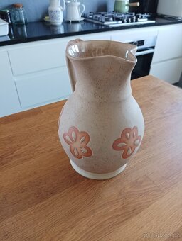 KERAMICKÝ DŽBÁN RUČNĚ DEKOROVANÝ - 6