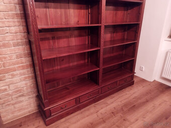 Dvojitý anglický regál knihovna. - 6