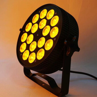 Reflektor LED PAR HEX 18x18W Scénické Osvětlení DMX RGBWA+UV - 6