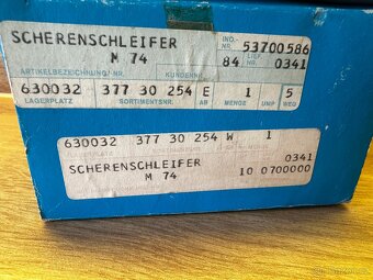 Parní stroj - Bruska na nůžky WILESCO M74 z roku 1975 - 1990 - 6