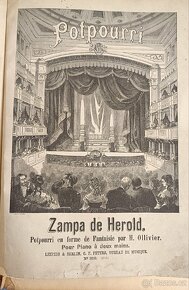 Staré noty - kniha notových zápisů - 6