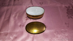 Oválná dóza - zlato-černá - 6