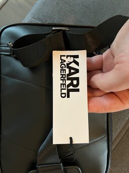Karl Lagerfeld, panská kabelka, taška přes rameno - 6