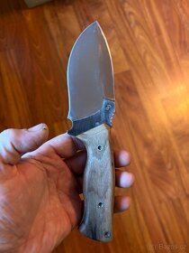 Prodám mnou ručně vyrobený lovecký nůž-Prodáno - 6