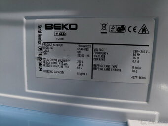Kombinovaná chladnička BEKO CSA 24022 / 151 cm - 6