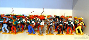 Timpo Toys figurky:kovbojové,indiáni,vojáci,mexičani 1000 ks - 6