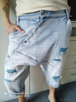 Baggy-nasrávačky-harémky šortky vel."L-XL" - 6