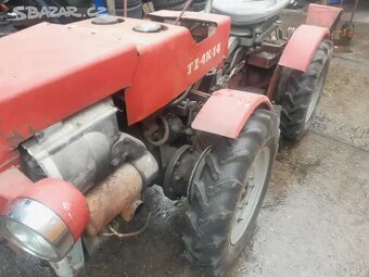 Prodám malotraktor TZ4K-14 diesel4x4  vývodová hřídel na nář - 6