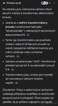 MBS proudové transformátory - 6