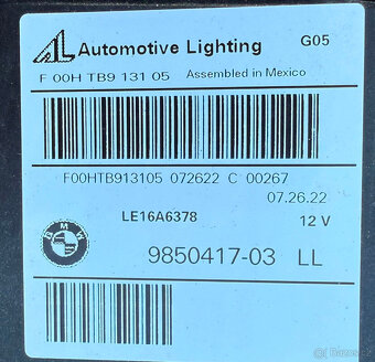 Světlomet LED AHL levý 63119850417 BMW X5 G05 / X6 G06 - 6