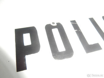 Cedule smaltovaná starší POLICIE v pěkném stavu 2.500 kč - 6