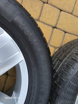 Alu kola letní sada 5x112 16" 6.5J ET50 VW Touran - 6