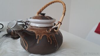 Keramická sada espresso - hrnečky/talířky, konvice/cukřenka - 6