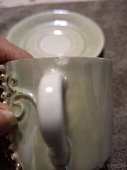 Starý porcelánový secesní hrnek - 6