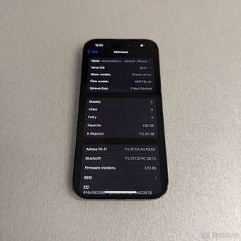 iPhone 14 Pro 128GB, space black, 12 měsíců záruka - 6