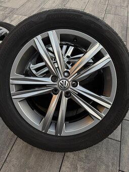 Originál alu kola VW T-Cross 5x100 R17 léto zánovn - 6