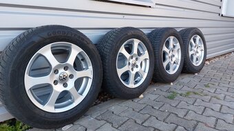 Alu kola 5x112 r16 zimní pneu vw passat cc b7 alltrack - 6