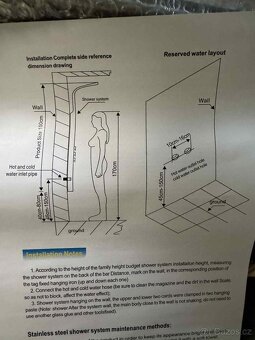 LED Sprchový panel - 6