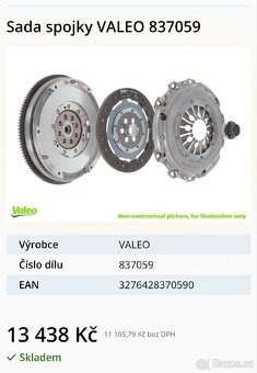Kompletní spojková sada + šrouby - 6
