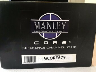 Manley Core Channel Strip. Předzesilovač a kompresor - 6