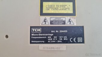 Hifi věž TCM - 6