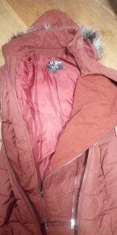 Těhotenská a nosící zimní bunda BPX collection vel.38, bordó - 6