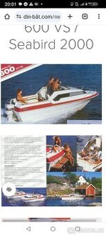 Motorový člun , loď skibsplast 600 vs - 6