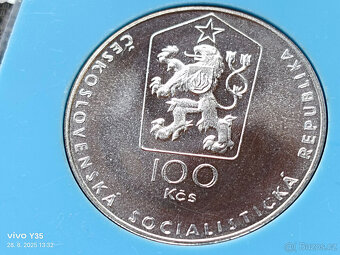 3x PROOF stříbrná pamětní mince Československo - 6