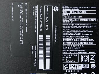 HP 800 G4 - i5 9500, 16GB RAM, 512GB NVMe, VGA, OS, ZÁRUKA - 6