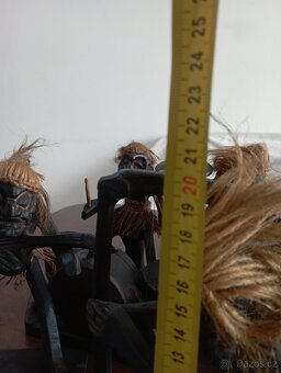 Dekorace dřevění muzikanti - 6