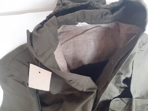 Prodám khaki bundu vel. 56B a kalhoty pas 84cm - 6
