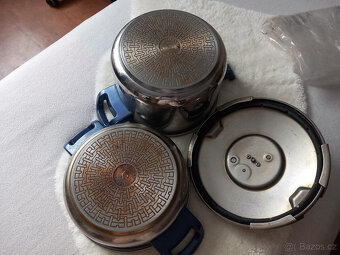 Dva tlakové hrnce TEFAL (4,5L a 8L) Clipso Control set - 6