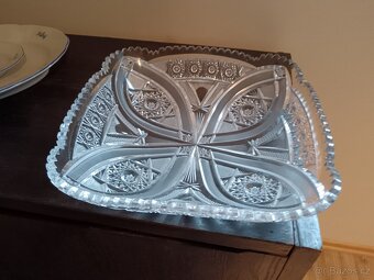 Starší skleněné misky nádoby vázy - 6