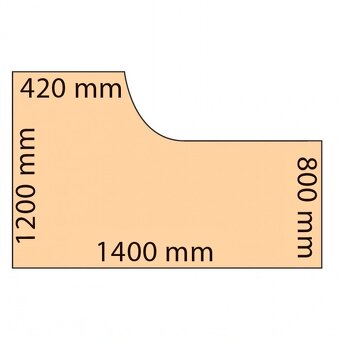 Kancelářský stůl, kontener a skříňka na šanony MIRELLI - 6