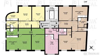 Prodej polyfunkční budovy s kancelářemi, byty, garážemi v... - 6