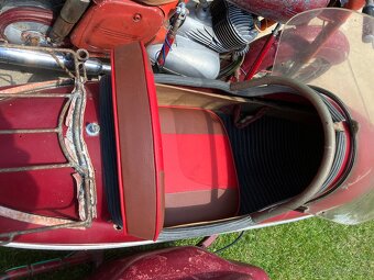 Jawa 350 / 354 kývačka 1956 + sidecar Velorex 560, s TP - 6