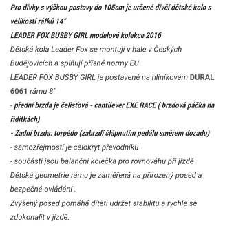 Dětské kolo 14" - 6