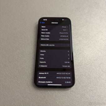 iPhone 15 Pro 128GB, bez škrábance, 100% baterie - 6