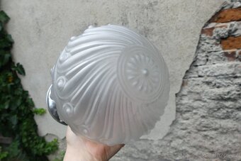 Starožitný secesní lustr, stropnice, lampa - 6